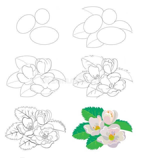 Flower idea (35) Drawing Ideas