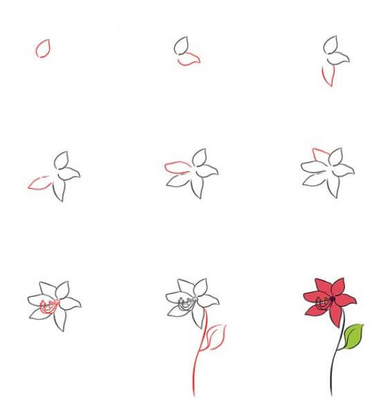 Flower idea (4) Drawing Ideas