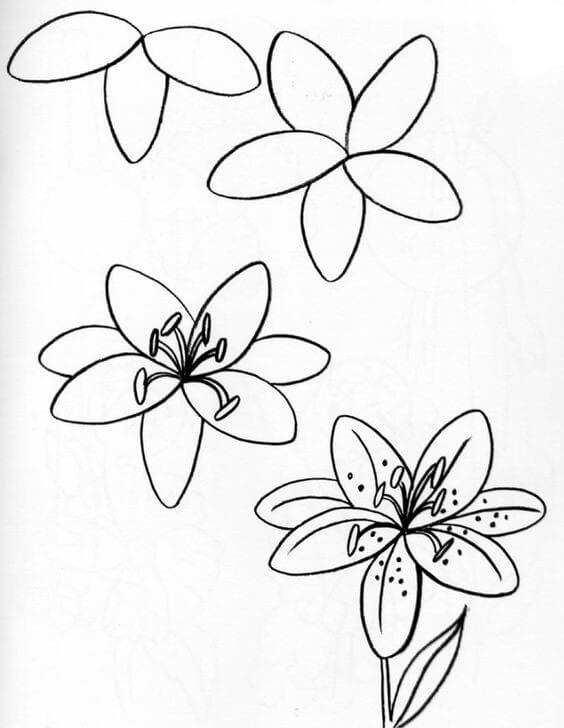Flower idea (47) Drawing Ideas