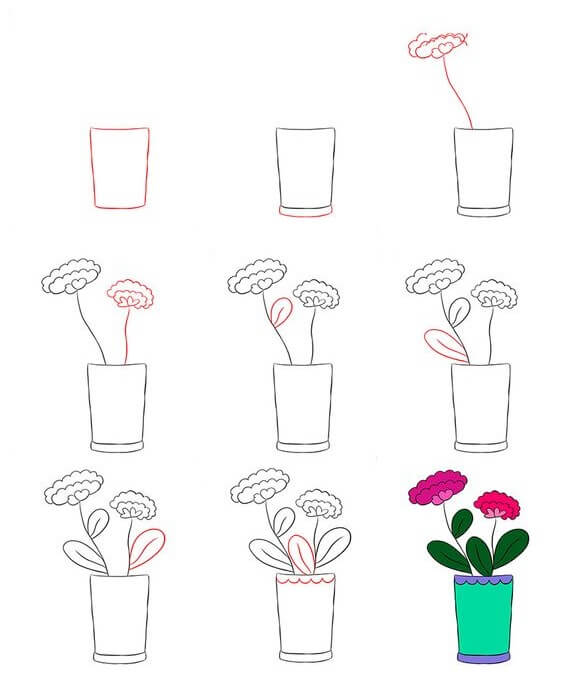 Flower idea (9) Drawing Ideas