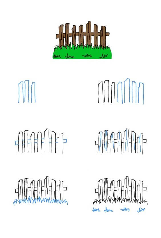 How to draw Garden idea (10)