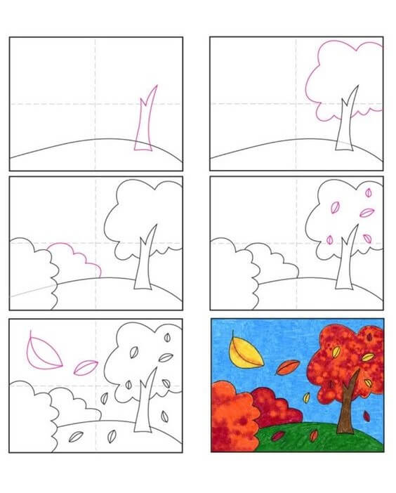 How to draw Garden idea (2)