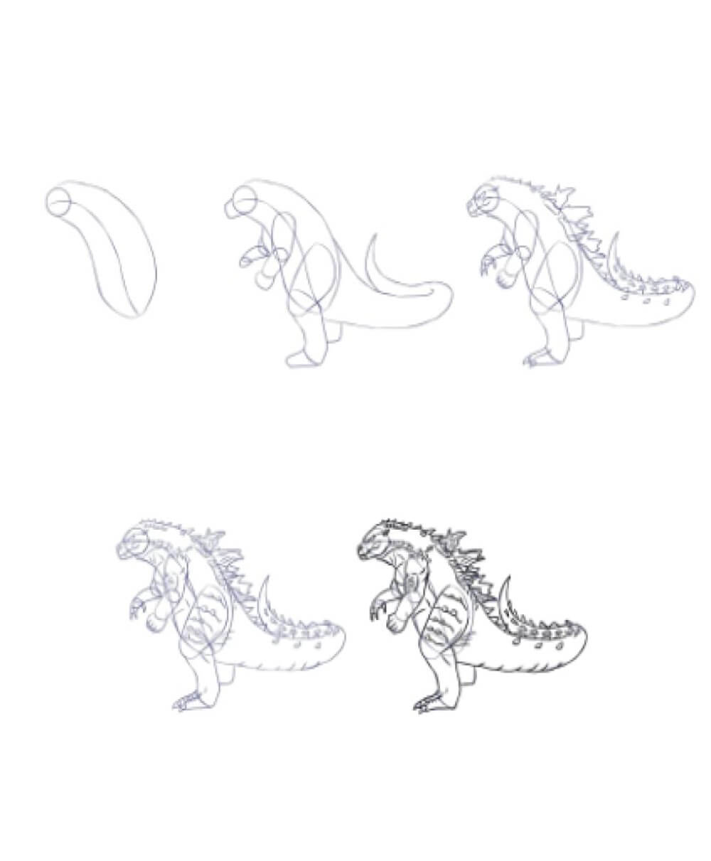 Godzilla idea (1) Drawing Ideas