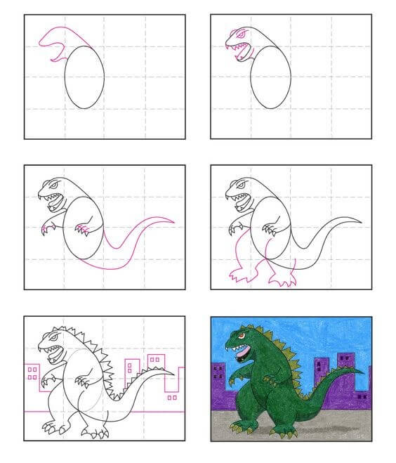 Godzilla idea (6) Drawing Ideas
