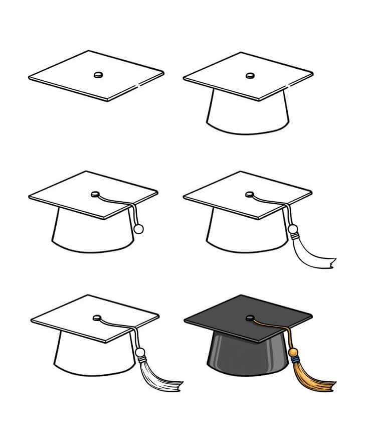 How to draw Graduation cap idea (12)