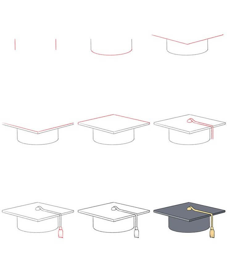 Graduation cap idea (8) Drawing Ideas