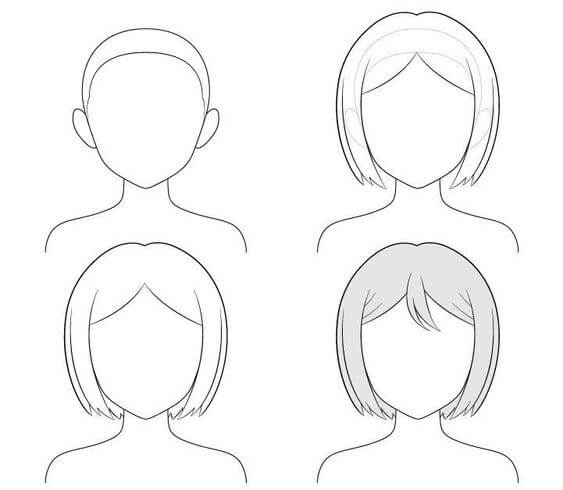 Hair idea (17) Drawing Ideas