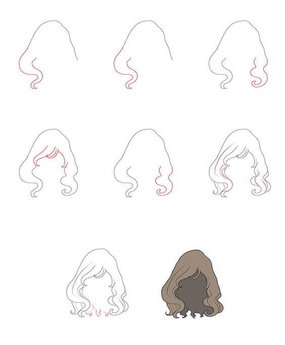 Hair idea (25) Drawing Ideas