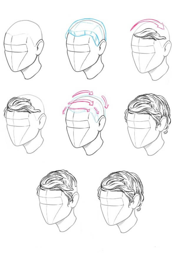 Hair idea (35) Drawing Ideas