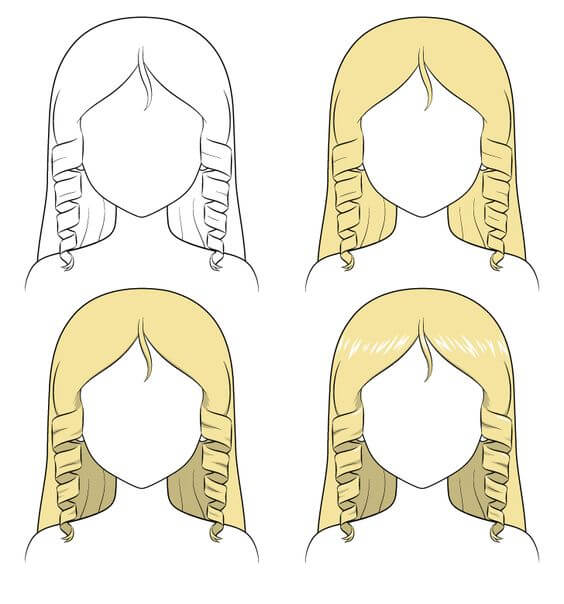 Hair idea (7) Drawing Ideas