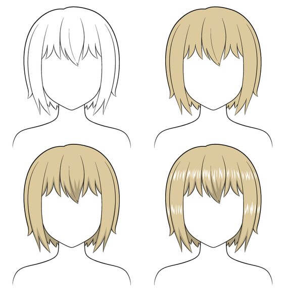 Hair idea (9) Drawing Ideas