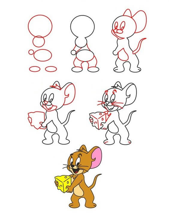 Jerry mouse idea (1) Drawing Ideas