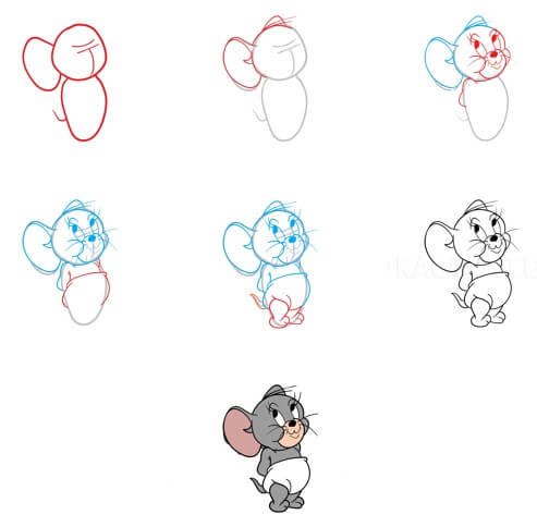 Jerry mouse idea (13) Drawing Ideas
