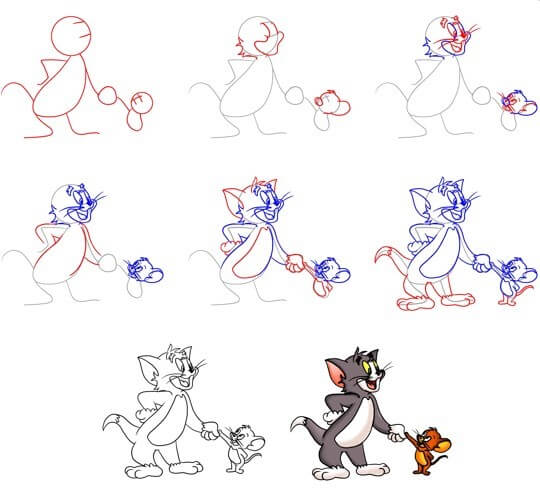 Jerry mouse idea (15) Drawing Ideas