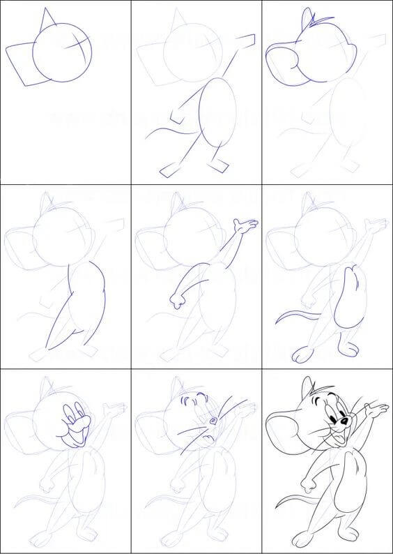 Jerry mouse idea (3) Drawing Ideas