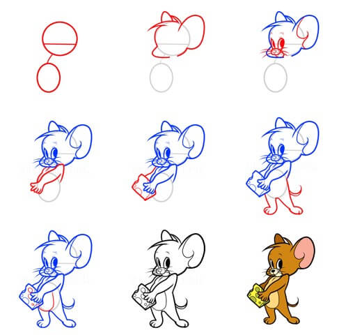 Jerry mouse idea (4) Drawing Ideas