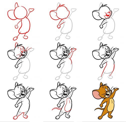 Jerry mouse idea (5) Drawing Ideas
