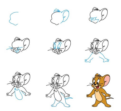 Jerry mouse idea (7) Drawing Ideas