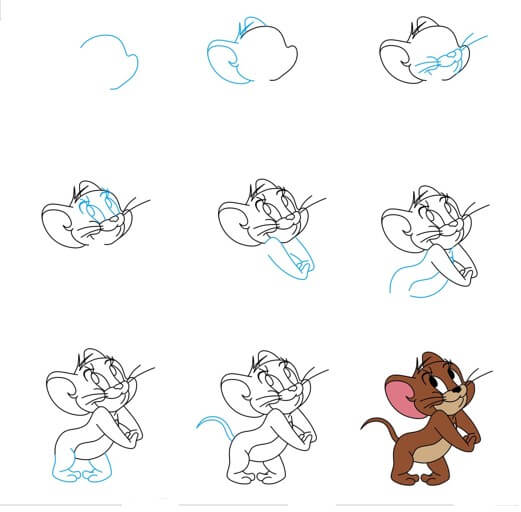 Jerry mouse idea (9) Drawing Ideas