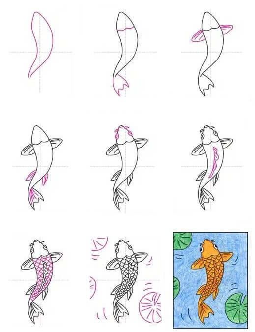 Koi fish idea (1) Drawing Ideas