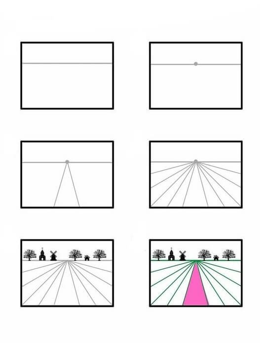 How to draw Landscape idea (14)