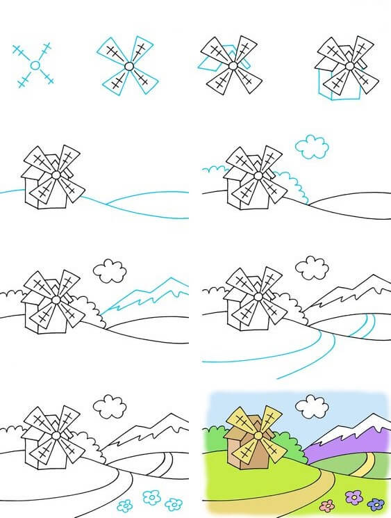 Landscape idea (3) Drawing Ideas
