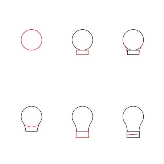 Light bulb idea (12) Drawing Ideas