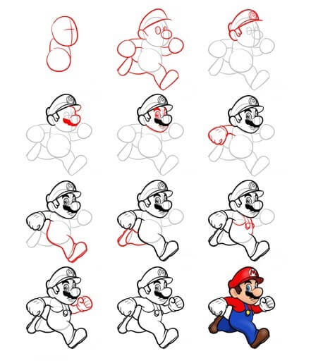 Mario idea (21) Drawing Ideas