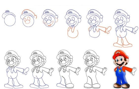 Mario idea (5) Drawing Ideas