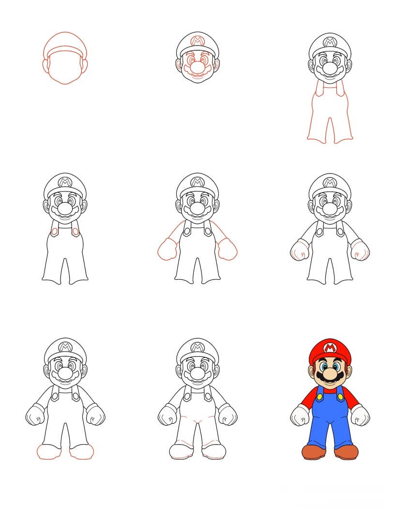 Mario idea (9) Drawing Ideas