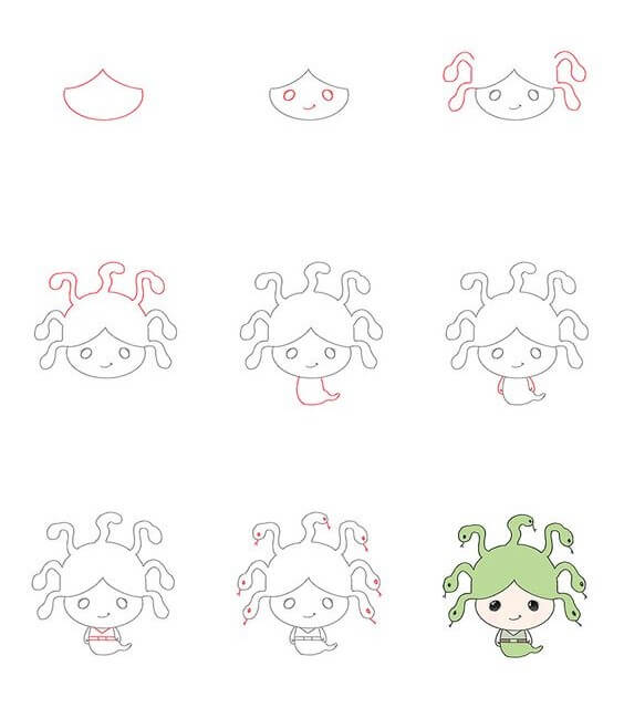 Medusa idea (1) Drawing Ideas