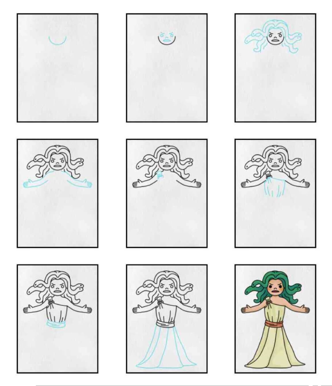Medusa idea (5) Drawing Ideas