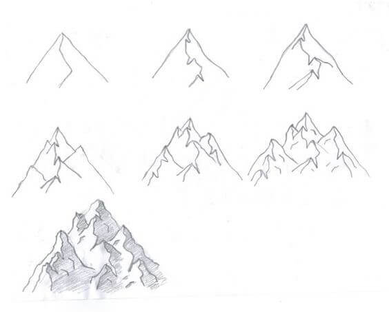 Mountains idea (2) Drawing Ideas