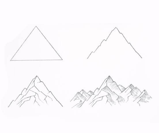Mountains idea (7) Drawing Ideas