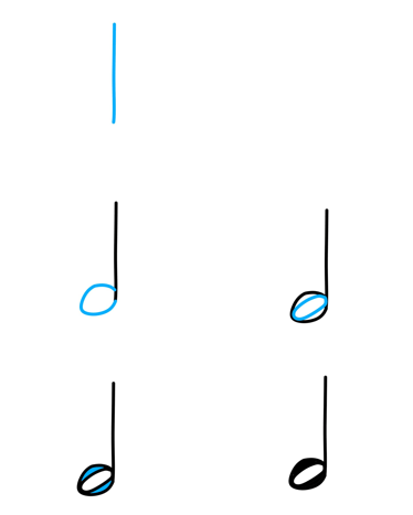 Musical notes idea (11) Drawing Ideas