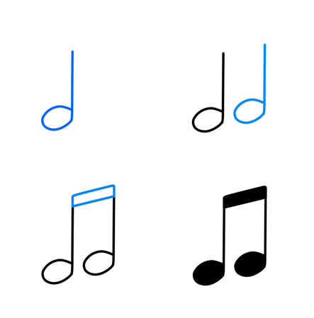 Musical notes idea (3) Drawing Ideas