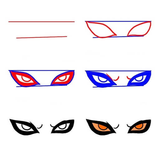 Naruto eyes (3) Drawing Ideas