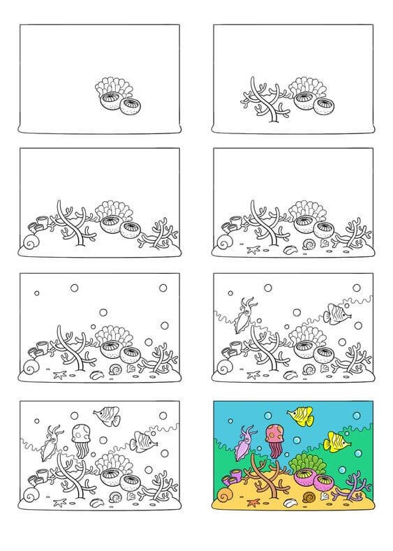 Ocean idea (15) Drawing Ideas