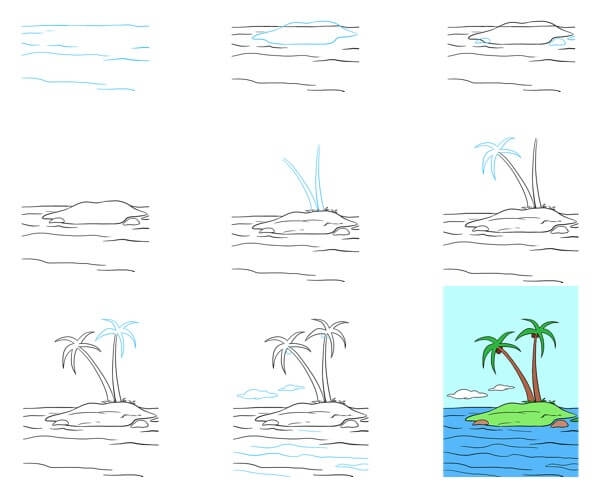 Ocean Drawing Ideas