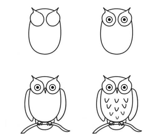 Owl idea (27) Drawing Ideas
