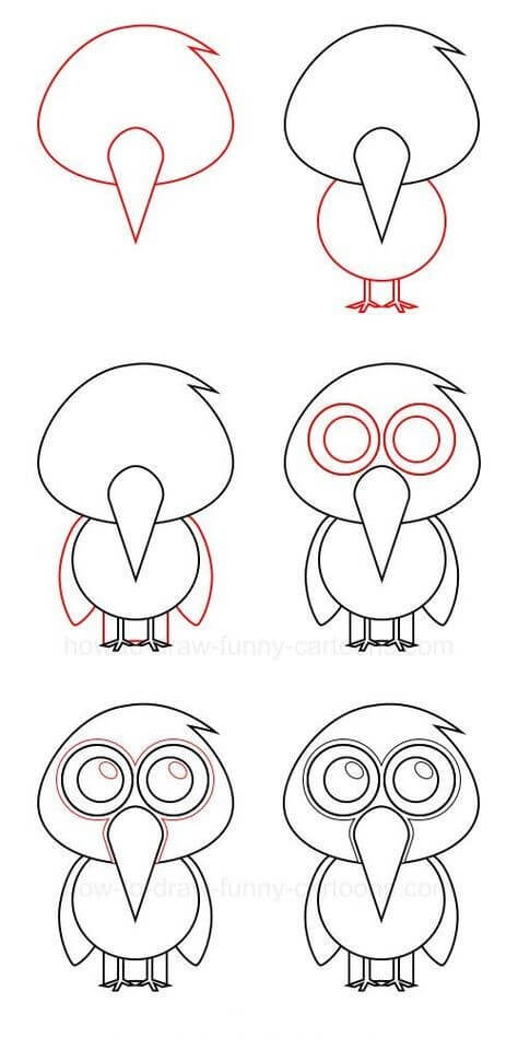 Owl idea (28) Drawing Ideas