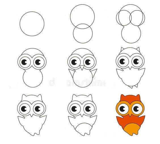 Owl idea (31) Drawing Ideas