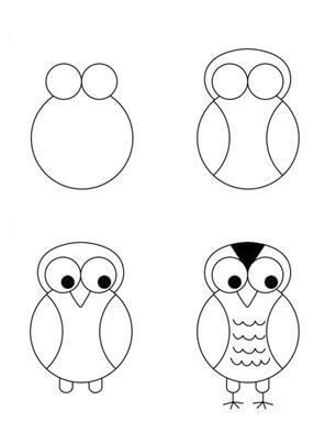 Owl idea (33) Drawing Ideas