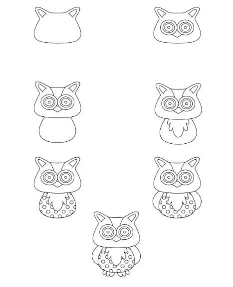 Owl idea (6) Drawing Ideas