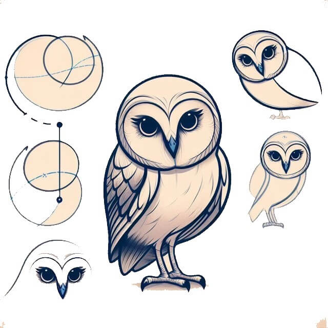 Owl idea (8) Drawing Ideas