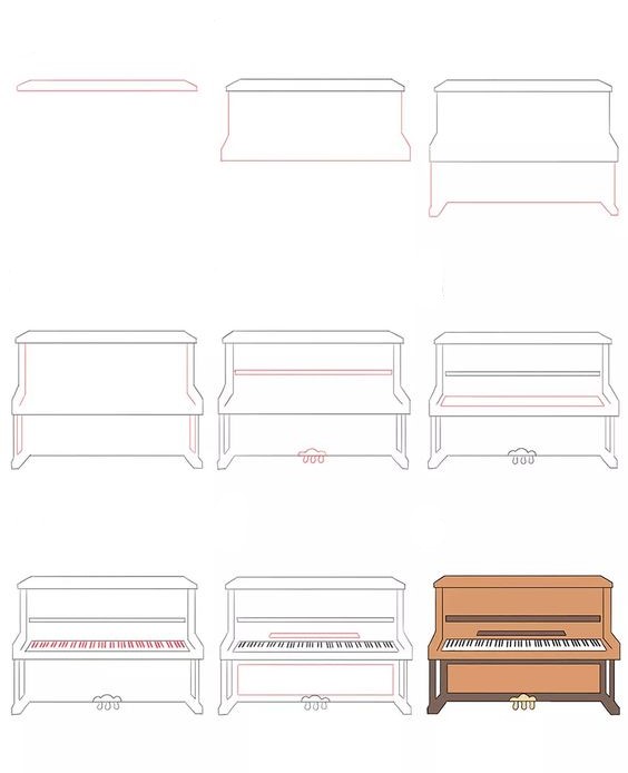 Piano idea (1) Drawing Ideas