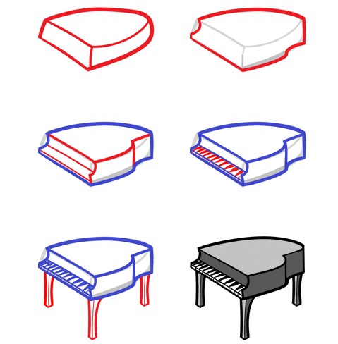 Piano idea (15) Drawing Ideas