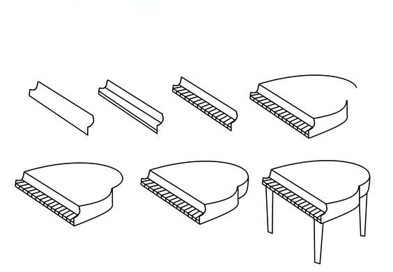 Piano idea (2) Drawing Ideas