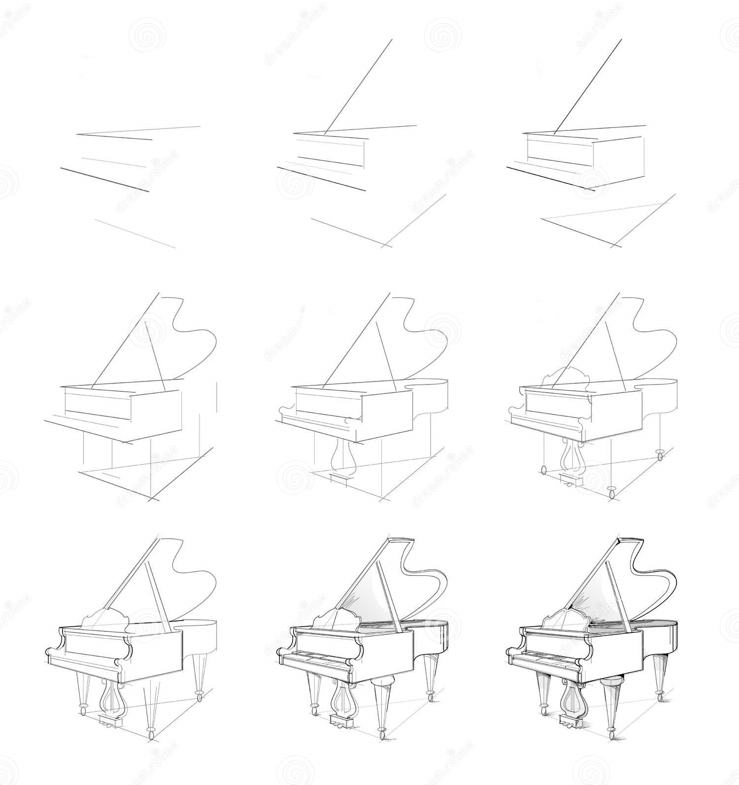 Piano idea (4) Drawing Ideas