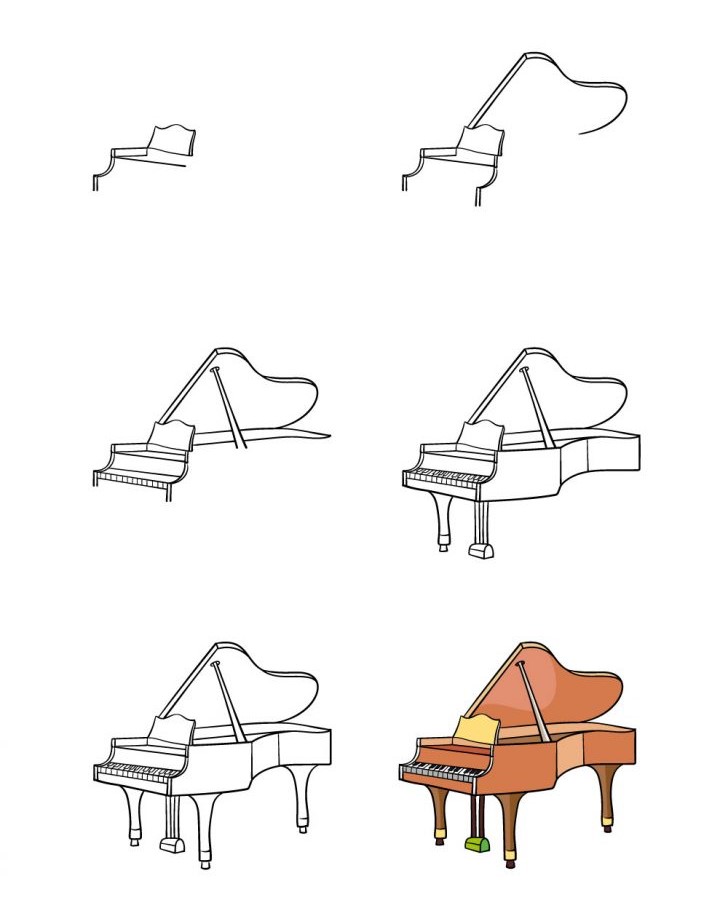 Piano idea (5) Drawing Ideas